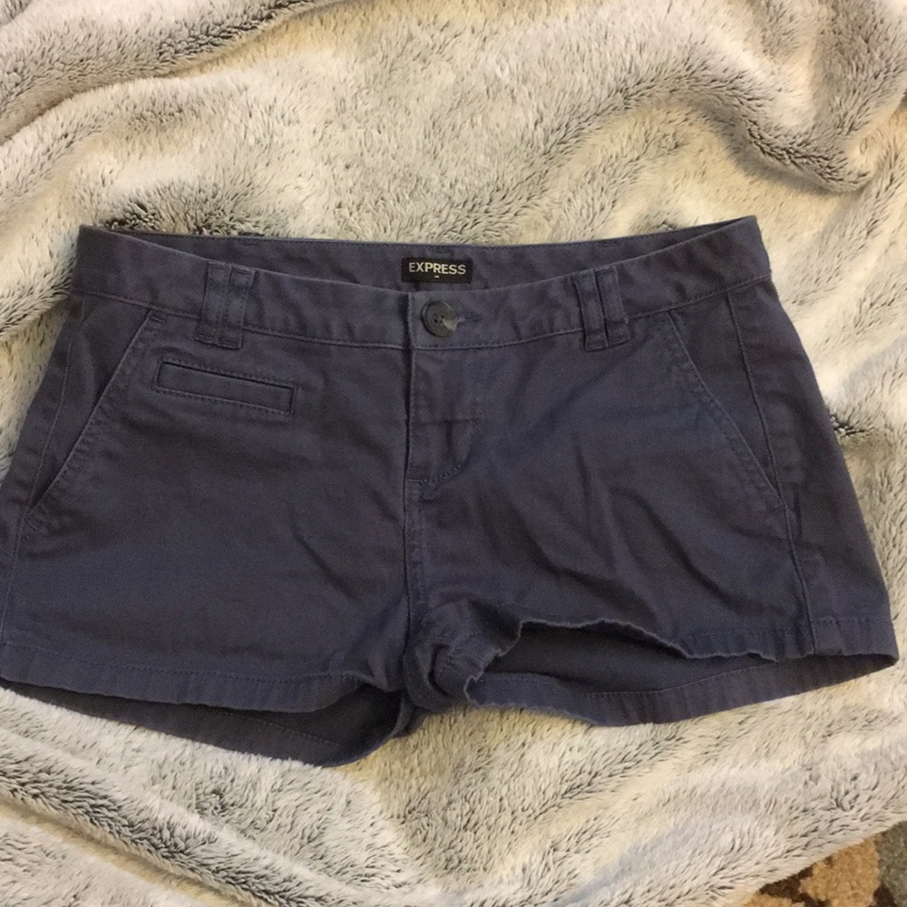 Express navy blue shorts